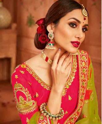 Banarasi Art Silk Lehenga Choli 3