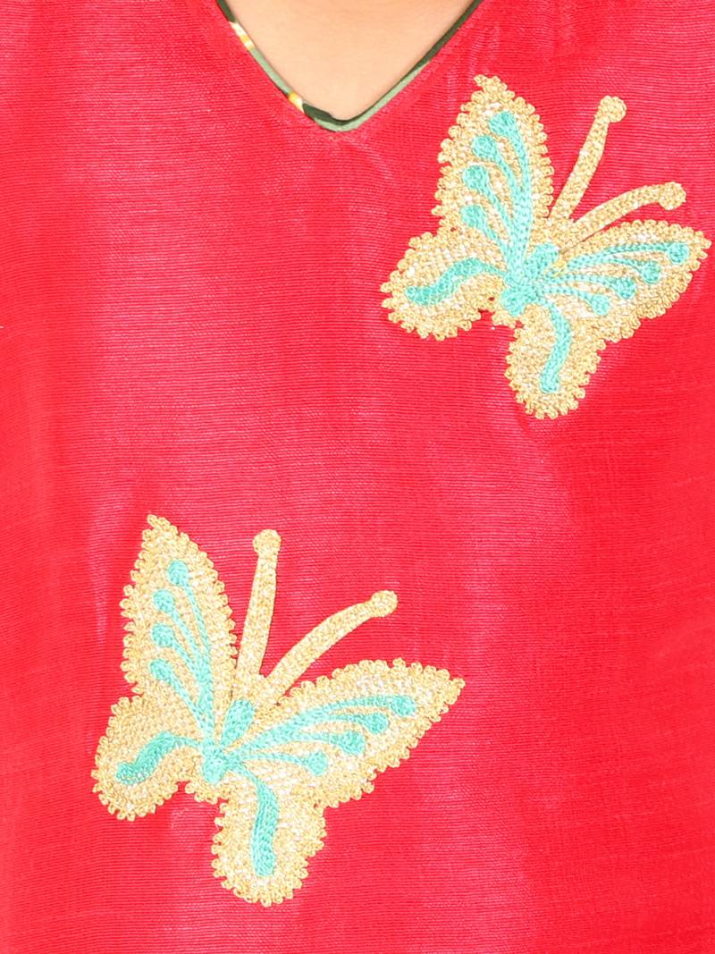 KID1 Titli cross cut kurti dhoti