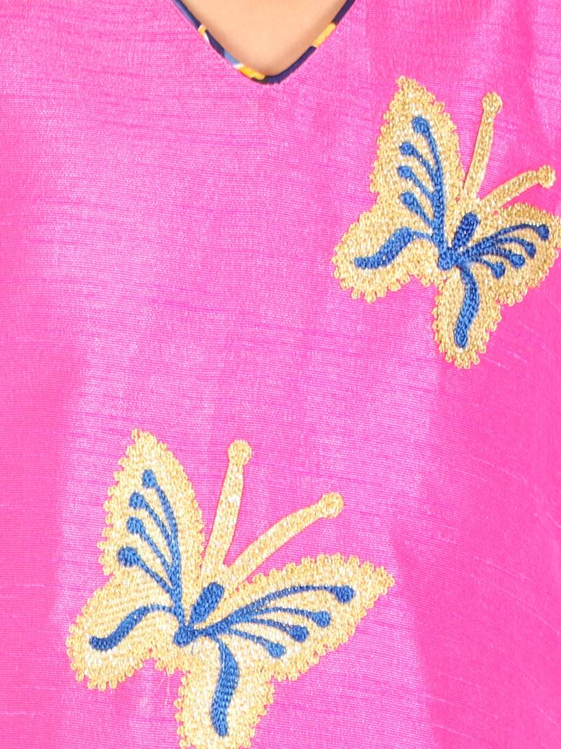 KID1 Titli cross cut kurti dhoti