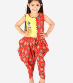 KID1 Radhe Krishna Dhoti Set