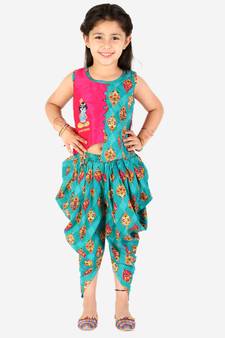 KID1 Radhe Krishna Dhoti Set