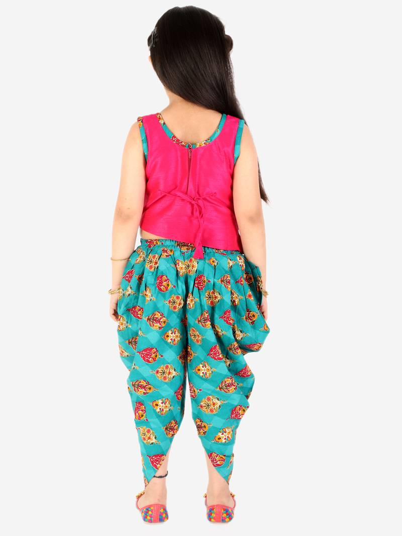 KID1 Radhe Krishna Dhoti Set