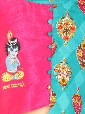 KID1 Radhe Krishna Dhoti Set 3