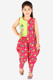 KID1 Radhe Krishna Dhoti Set