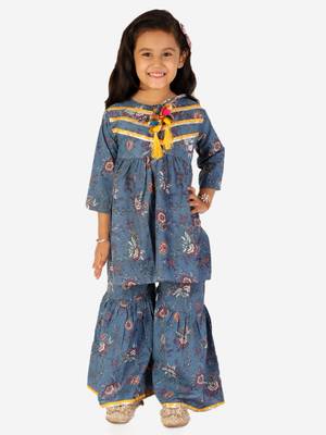 KID1 Zui Kurti Sharara Set 1