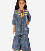 KID1 Zui Kurti Sharara Set