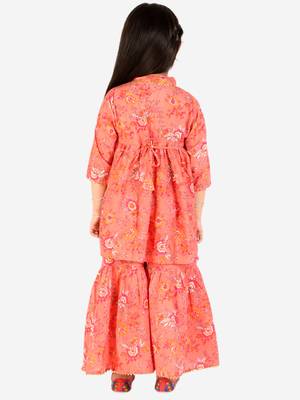 KID1 Floral print Sharara set 2