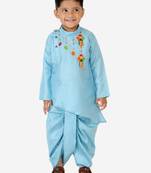 KID1 Utsav Embroidered Cross Cut Kurta Dhoti