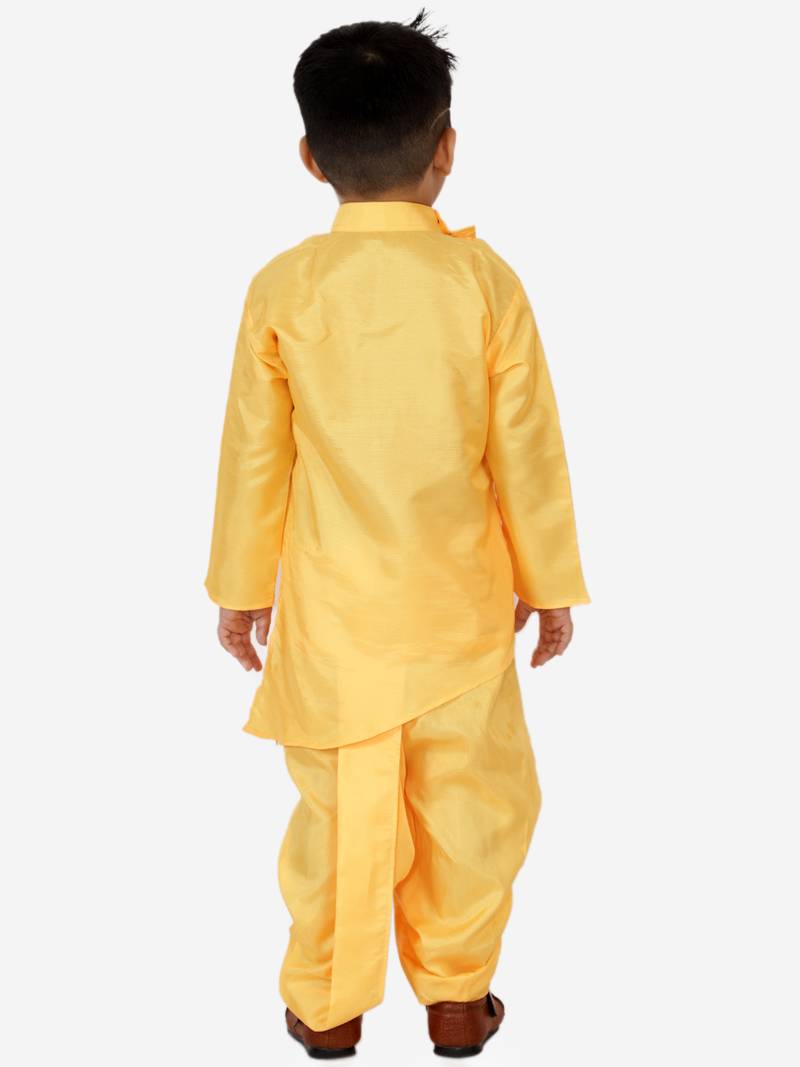 KID1 Utsav Embroidered Cross Cut Kurta Dhoti