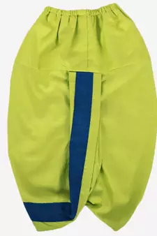 KID1 Embroidered Round Neck Kurta Dhoti