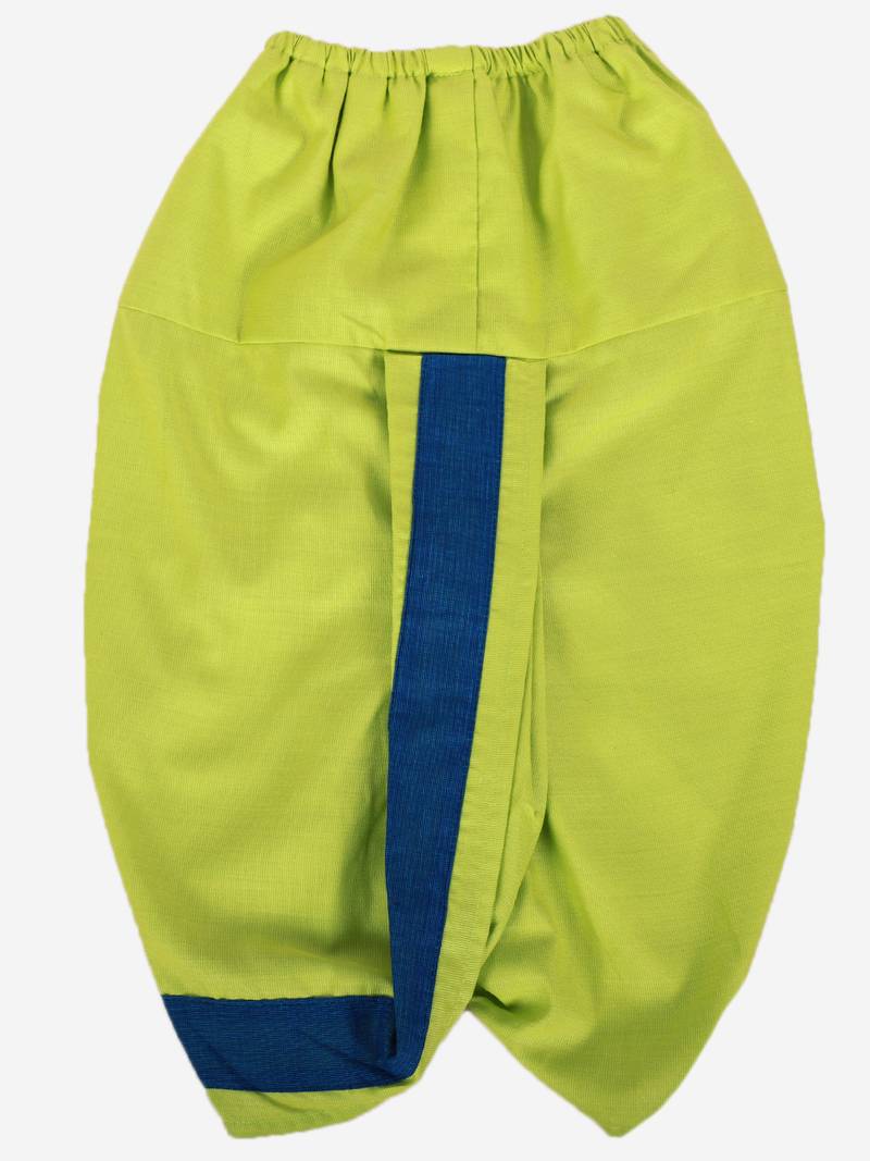 KID1 Embroidered Round Neck Kurta Dhoti