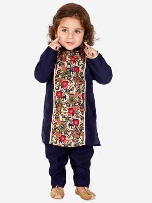 Kid1 Noor floral panel kurta pyjama 1