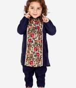 Kid1 Noor floral panel kurta pyjama