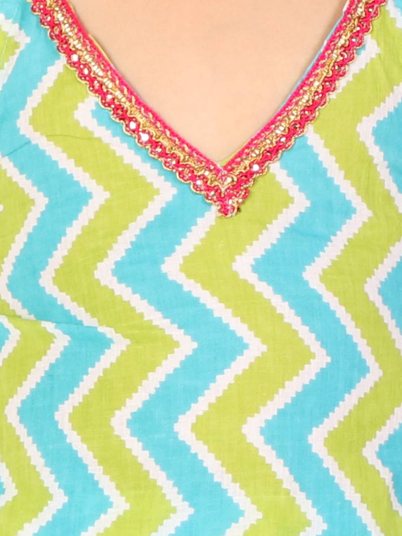 KID1 Banjara skirt with halter neck choli