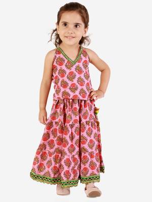 KID1 Banjara skirt with halter neck choli 1
