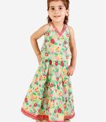 KID1 Banjara skirt with halter neck choli