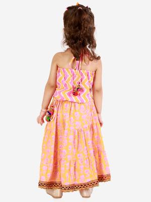 KID1 Banjara skirt with halter neck choli 2