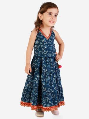 KID1 Banjara skirt with halter neck choli 1