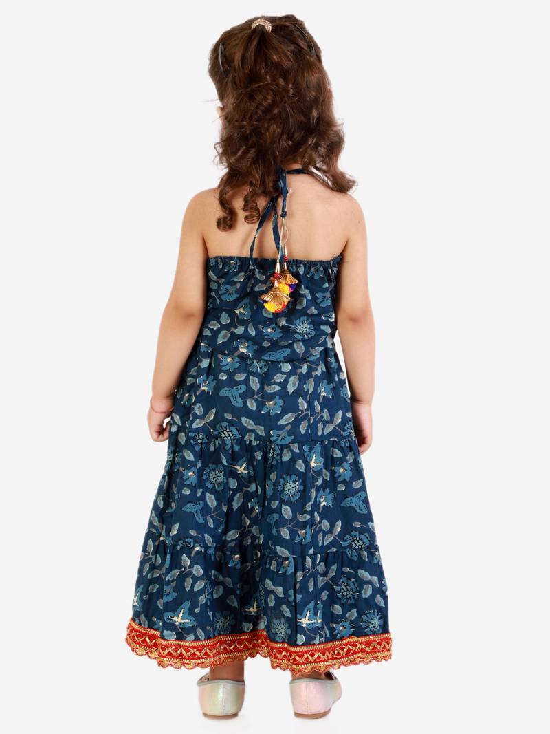 KID1 Banjara skirt with halter neck choli