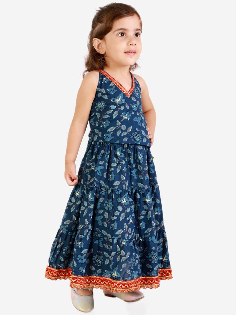 KID1 Banjara skirt with halter neck choli