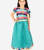 KID1 Gold Weave Jacquard Pavda Pattu