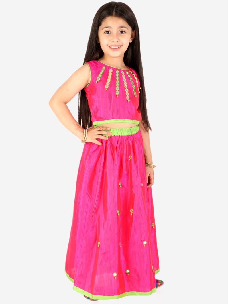 KID1 Mirror Bells Lehenga Choli