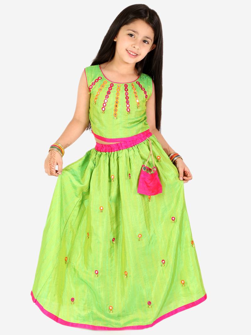 KID1 Mirror Bells Lehenga Choli