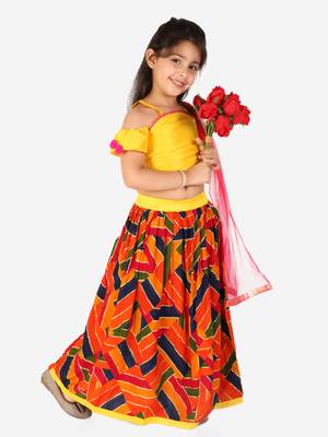 KID1 Zig Zag  Lehenga Choli 1