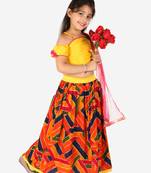 KID1 Zig Zag  Lehenga Choli