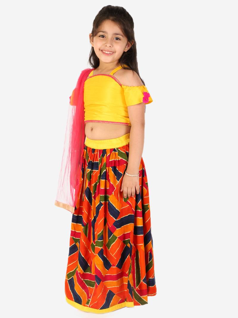 KID1 Zig Zag  Lehenga Choli