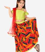 KID1 Zig Zag  Lehenga Choli