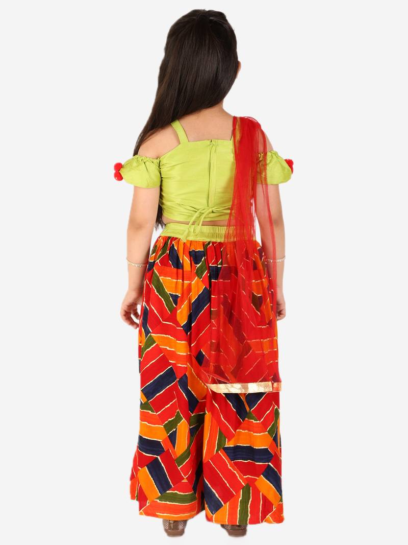 KID1 Zig Zag  Lehenga Choli