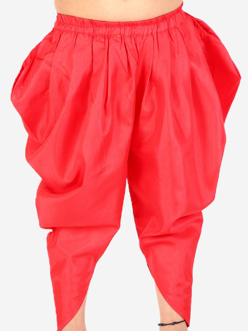 KID1 Utsav Embroidered High Low Peplum Top With Dhoti