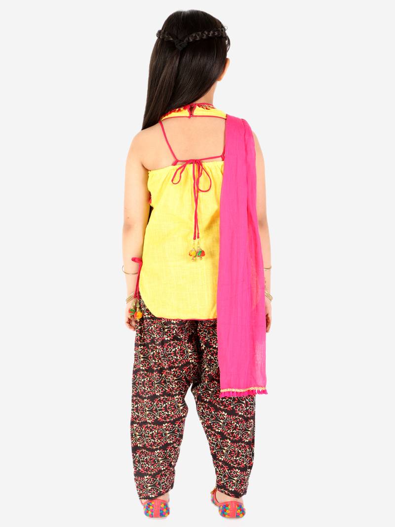 KID1 Sia halter neck kurti salwar