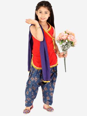 KID1 Sia halter neck kurti salwar 1