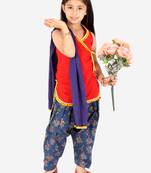 KID1 Sia halter neck kurti salwar