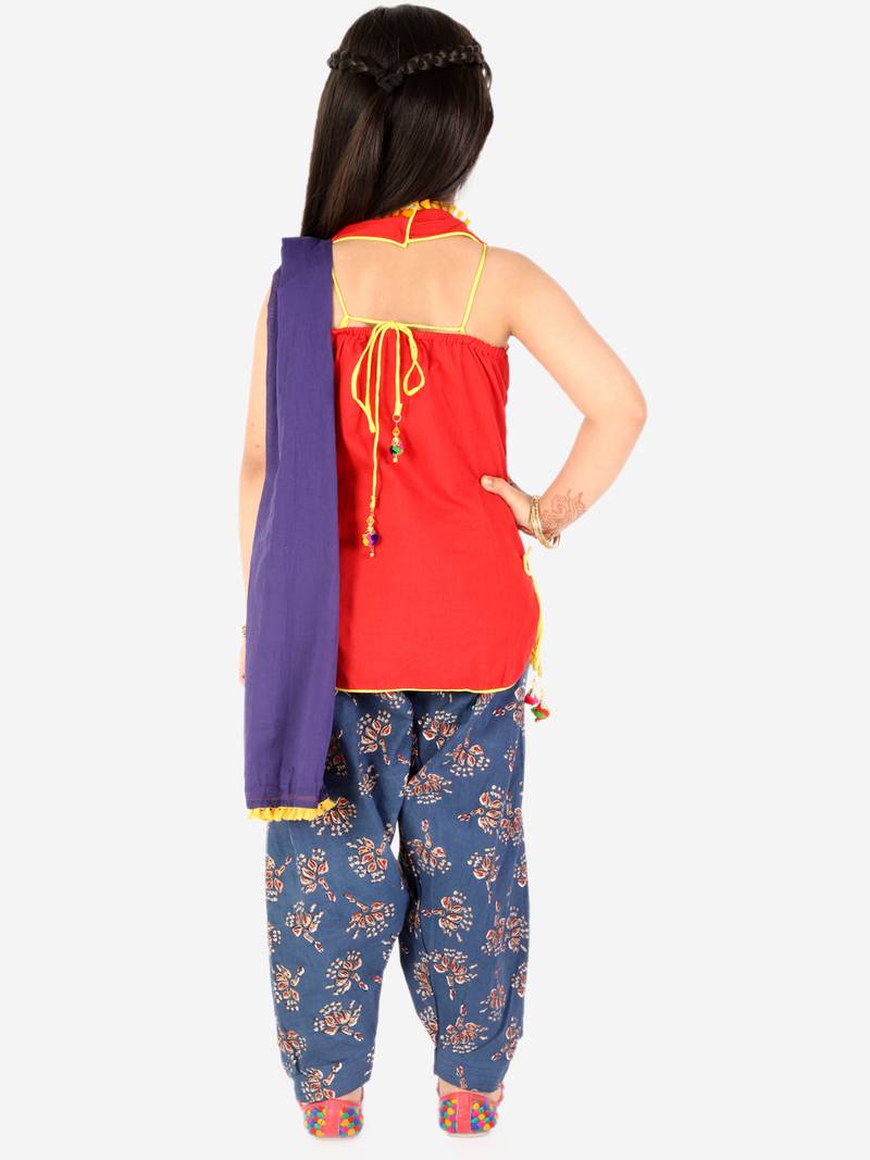 KID1 Sia halter neck kurti salwar