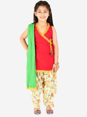 KID1 Sia halter neck kurti salwar 1