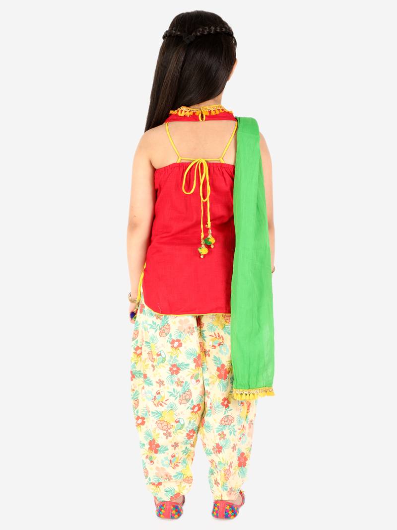 KID1 Sia halter neck kurti salwar