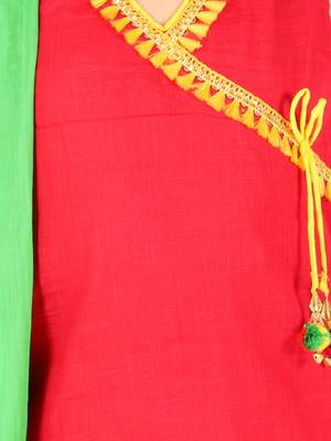 KID1 Sia halter neck kurti salwar 4