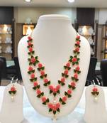 Multicolor coral necklaces