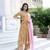 Thyme Sanganeri Hand Block Printed Anarkali Suit Set (Set of 3)