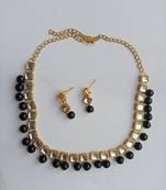 Black kundan necklaces