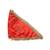 ROLIMOLI Red Shree Flag 50cm Triangle Outdoor temple roof  jhanda Shree Design
