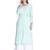 Seva Chikan Hand Embroidered Lucknawi Chikankari Sea Green Cotton Kurta For Women