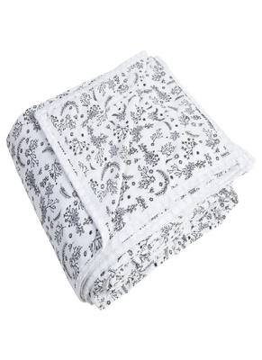 AJANTA HANDLOOM HOUSE 100% Cotton Reversible Single Dohar | Comforter for AC Grey White 4