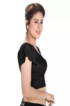 Women's Lycra Blend Non Padded Stretchable Blouse