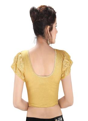Women's Lycra Blend Non Padded Stretchable Blouse 2