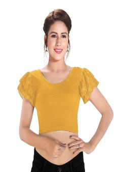 Women's Cotton Lycra Blend Non Padded Stretchable Blouse