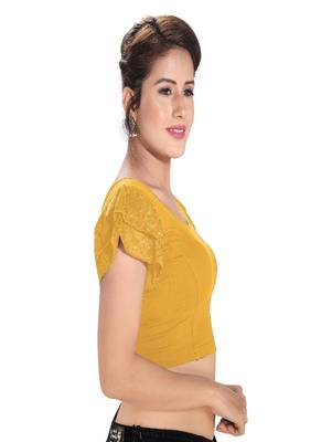 Women's Cotton Lycra Blend Non Padded Stretchable Blouse 3